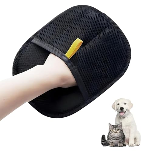 Blleshelfl Tierhaarentferner Handschuh, Pet Hair Remover Glove, Tierhaarentferner Handschuh, zum Waschen, Hair Removal, Fellpflege, 2 Stück von Blleshelfl