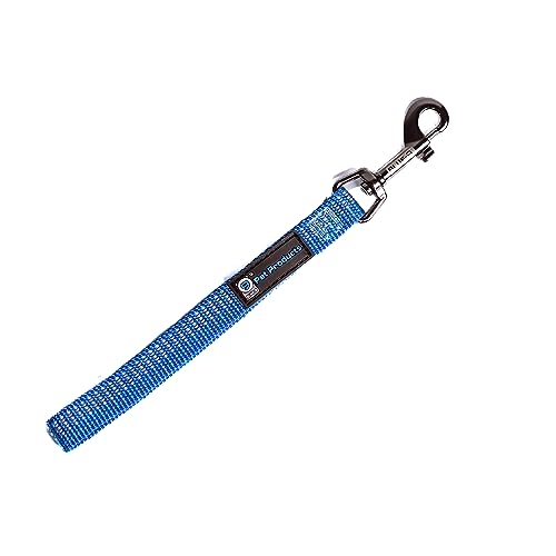 Blue-9 Reflektierende Hundetrainingsleine, 22,9 cm lange Hundeleine mit 3M-reflektierenden Nähten für Gehorsam, Rückruf und Beweglichkeitstraining, hergestellt in den USA, Blau Blue-9 Reflektierende Hundetrainingsleine, 22,9 cm lange Hundeleine mit 3M-reflektierenden Nähten für Gehorsam, Rückruf und Beweglichkeitstraining, hergestellt in den USA, Blau von Blue-9