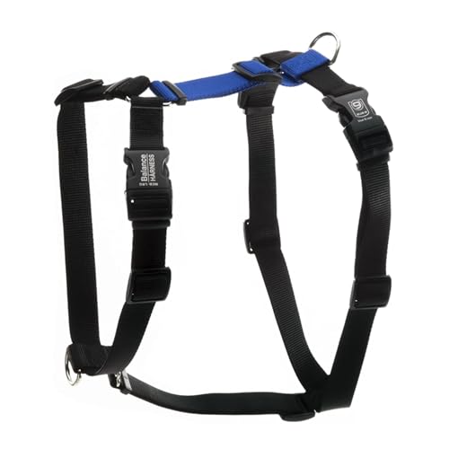 Worldwise B9-BHB-BLU-M Balance Hundegeschirr Leinenring Nacken, M, blau von Blue-9