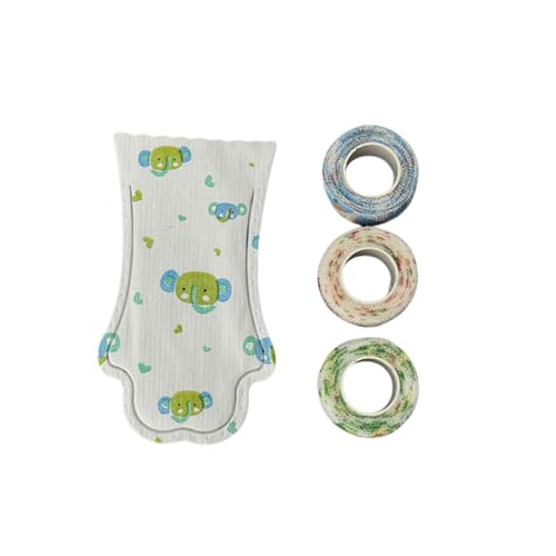 Blue Dream Island Einweg-Hundeschuhe mit 3 Bandagen, wasserdicht, gegen Lecken, für Haustiere, Outdoor, Spaziergänge, schmutzabweisend, Größe M, Grün, 20 Stück von Blue Dream Island