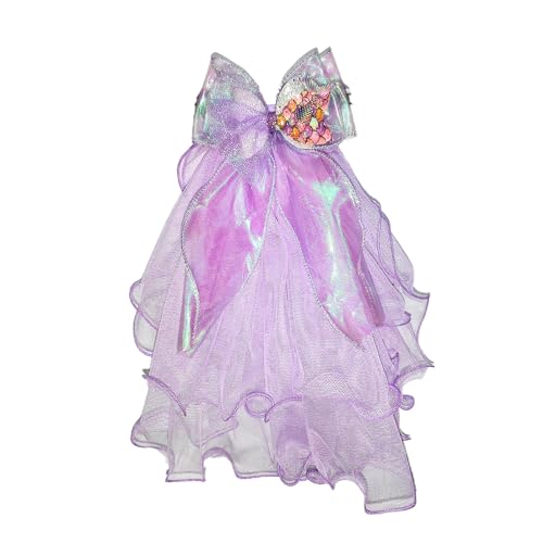 Blue Dream Island Haustier-Hochzeitsschleier, Haarschmuck für Katzen und Hunde, Schleife, Spitzenkopf, Ornament, Party-Kostüm für Geburtstag, Valentinstag, Hochzeit, violette Schleife Blue Dream Island Haustier-Hochzeitsschleier, Haarschmuck für Katzen und Hunde, Schleife, Spitzenkopf, Ornament, Party-Kostüm für Geburtstag, Valentinstag, Hochzeit, violette Schleife von Blue Dream Island