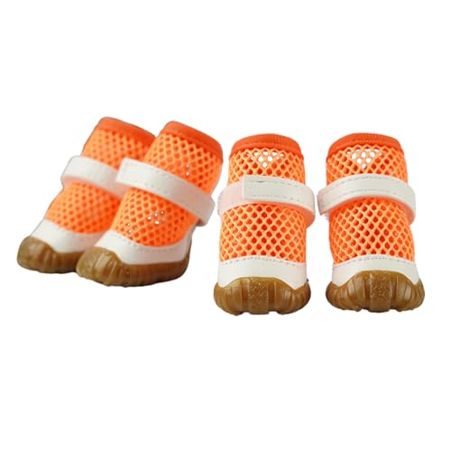 Blue Dream Island Hundeschuhe, Sommer, Netzstoff, atmungsaktiv, Pfotenschutz, Outdoor, rutschfest, schmutzabweisend, verbrühungsschutz, orangefarben Blue Dream Island Hundeschuhe, Sommer, Netzstoff, atmungsaktiv, Pfotenschutz, Outdoor, rutschfest, schmutzabweisend, verbrühungsschutz, orangefarben von Blue Dream Island