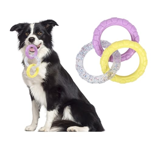 Blue Dream Island Kauspielzeug für Welpen, TPR, interaktives Spielzeug für kleine Hunde, zur Zahnreinigung, lindert Langeweile, Spielzeug für Katzen, Welpen, kleine Hunde, Violett, Gelb Blue Dream Island Kauspielzeug für Welpen, TPR, interaktives Spielzeug für kleine Hunde, zur Zahnreinigung, lindert Langeweile, Spielzeug für Katzen, Welpen, kleine Hunde, Violett, Gelb von Blue Dream Island