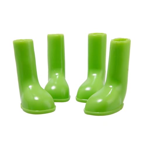 Blue Dream Island Regenschuhe für Hunde, wasserdicht, rutschfest, hochelastisch, Gummi, lange Stiefel für Regen, Schnee, Schlamm, Pfützen, Wetter, Haustierspaziergänge, Wandern, Pfotenschutz, für von Blue Dream Island