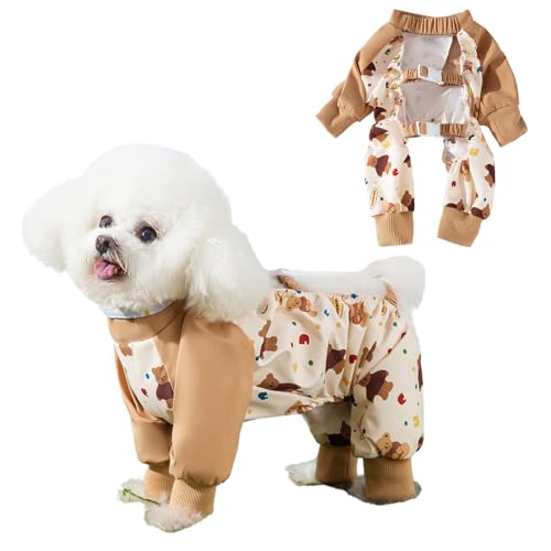 Blue Dream Island Wasserdichte Hose für Hunde, schmutzabweisend, Bauchschutz, Outdoor-Spaziergänge, Kleidung, 4-Bein, staubdichter Overall für kleine, mittelgroße und große Hunde, Größe XXL (Braun) Blue Dream Island Wasserdichte Hose für Hunde, schmutzabweisend, Bauchschutz, Outdoor-Spaziergänge, Kleidung, 4-Bein, staubdichter Overall für kleine, mittelgroße und große Hunde, Größe XXL (Braun) von Blue Dream Island