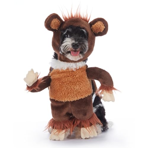 Cosplay-Kostüm für kleine Hunde, Halloween, Weihnachten, Verkleidung, Haustier-Party, lustige Verkleidung, Requisiten für Katze, Welpen, kleine Hunde, Größe L (Affe) von Blue Dream Island