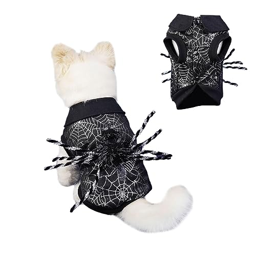 Halloween-Haustierkostüm, Spinnenwelpe, Kapuzenpullover, Hunde-Winterkleidung, Sweatshirt, Haustier-Kapuzenmantel, Jacken für kleine und mittelgroße Hunde, Größe L Halloween-Haustierkostüm, Spinnenwelpe, Kapuzenpullover, Hunde-Winterkleidung, Sweatshirt, Haustier-Kapuzenmantel, Jacken für kleine und mittelgroße Hunde, Größe L von Blue Dream Island
