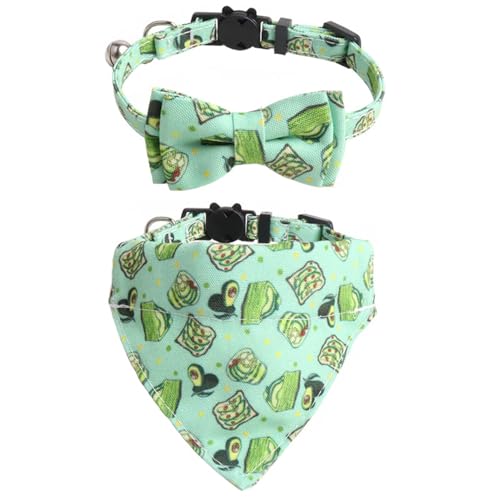 Halstuch-Set für kleine Hunde, verstellbar, dreieckig, Halstuch, Halstuch, Halstuch, Halsband mit D-Ring-Glöckchen für Katzen, Welpen, kleine Hunde, Obst Halstuch-Set für kleine Hunde, verstellbar, dreieckig, Halstuch, Halstuch, Halstuch, Halsband mit D-Ring-Glöckchen für Katzen, Welpen, kleine Hunde, Obst von Blue Dream Island