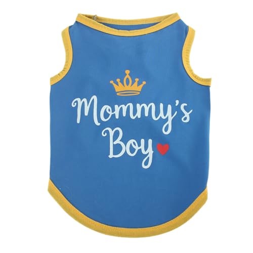 Haustierweste, Sommer-T-Shirt für Katzen und Hunde, leicht, atmungsaktiv, Aufdruck "I Lover Mom Dad", ärmelloses Tanktop für Katzen, Welpen, kleine, mittelgroße Hunde, Jungen, Mädchen, Größe S Haustierweste, Sommer-T-Shirt für Katzen und Hunde, leicht, atmungsaktiv, Aufdruck "I Lover Mom Dad", ärmelloses Tanktop für Katzen, Welpen, kleine, mittelgroße Hunde, Jungen, Mädchen, Größe S von Blue Dream Island