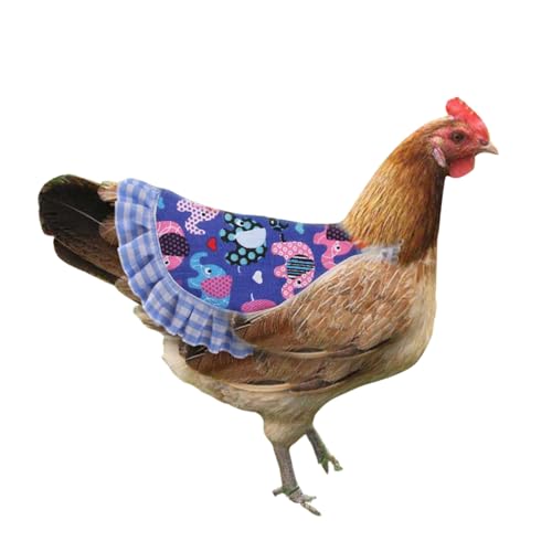Hühner-Sättel, Hühnerfeder-Schürze mit elastischen Bändern, Geflügelschutz, Flügel-Feder-Pflegezubehör, blauer Elefant Hühner-Sättel, Hühnerfeder-Schürze mit elastischen Bändern, Geflügelschutz, Flügel-Feder-Pflegezubehör, blauer Elefant von Blue Dream Island