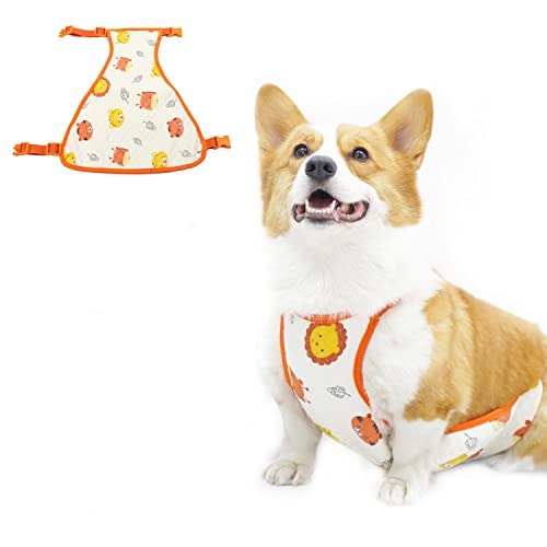 Hunde-Bauchabdeckung, Haustier, warm, wasserdicht, Bauchschutzkleidung, waschbar, Hunde-Bauchband, Haustierweste, Genesungsanzug, Orange-Damen (XL) von Blue Dream Island