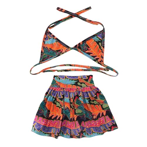 Hunde-Bikini-Badeanzug, Sommer-Badekleid, Strandkleidung, Katzen-/Hundekostüm für Welpen, kleine Hunde, Größe S (Palmblatt) von Blue Dream Island