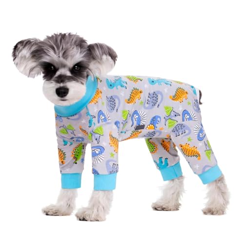 Hunde-Operationsanzug für Männer und Frauen, Anti-Haar-Anti-Leck-Pyjama, Einteiler, Wundschutz, Welpen-E-Kragen und Kegel, alternativer Overall für kleine und mittelgroße Hunde, Größe S (grauer Hunde-Operationsanzug für Männer und Frauen, Anti-Haar-Anti-Leck-Pyjama, Einteiler, Wundschutz, Welpen-E-Kragen und Kegel, alternativer Overall für kleine und mittelgroße Hunde, Größe S (grauer von Blue Dream Island