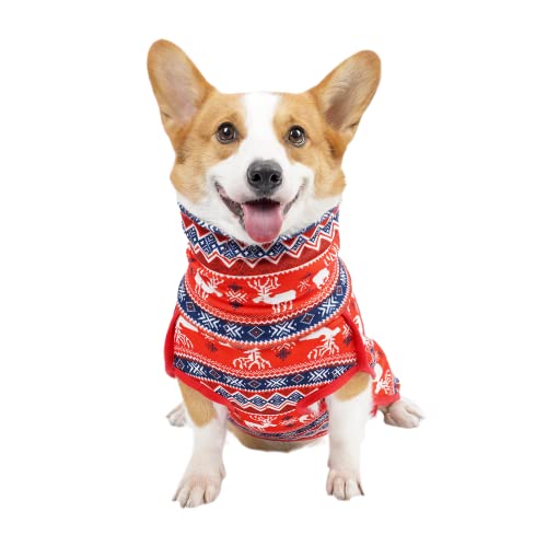 Hunde-Weihnachts-Winterjacke, kaltes Wetter, Haustier-Pullover-Mantel, geeignet für große und mittelgroße Hunde, Winterkleidung_L Hunde-Weihnachts-Winterjacke, kaltes Wetter, Haustier-Pullover-Mantel, geeignet für große und mittelgroße Hunde, Winterkleidung_L von Blue Dream Island