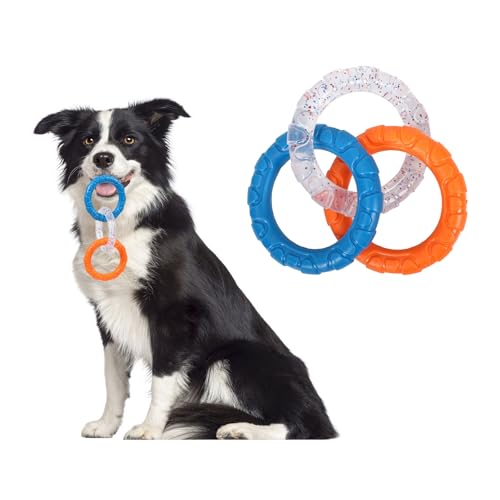 Kauspielzeug für Welpen, TPR, interaktives Spielzeug für kleine Hunde, zur Zahnreinigung, lindert Langeweile, Spielzeug für Katzen, Welpen, kleine Hunde, Orange / Blau Kauspielzeug für Welpen, TPR, interaktives Spielzeug für kleine Hunde, zur Zahnreinigung, lindert Langeweile, Spielzeug für Katzen, Welpen, kleine Hunde, Orange / Blau von Blue Dream Island