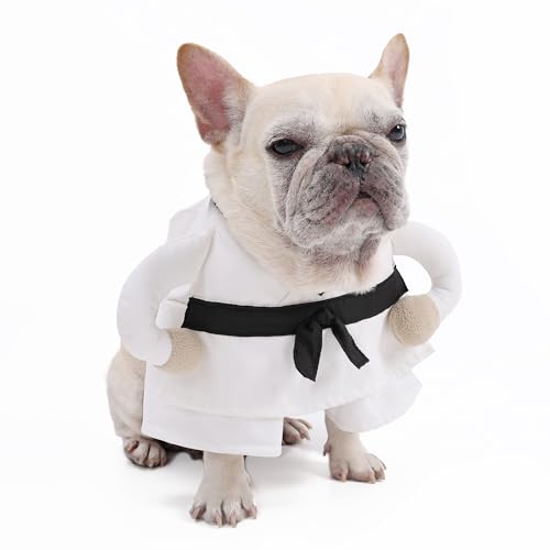 Kung-Fu-Kostüm für Hunde mit 3D-Armen, verstellbares Haustier-Karate-Outfit für Halloween, Weihnachten, Cosplay, Fotoshooting, Größe M Kung-Fu-Kostüm für Hunde mit 3D-Armen, verstellbares Haustier-Karate-Outfit für Halloween, Weihnachten, Cosplay, Fotoshooting, Größe M von Blue Dream Island