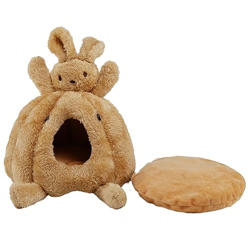 Warmes Hamster-Betthaus, Versteck für Zwergkaninchen, Chinchilla, Igel, Kleintiere, warm, zum Aufhängen, Käfig, Höhle, Bett Warmes Hamster-Betthaus, Versteck für Zwergkaninchen, Chinchilla, Igel, Kleintiere, warm, zum Aufhängen, Käfig, Höhle, Bett von Blue Dream Island