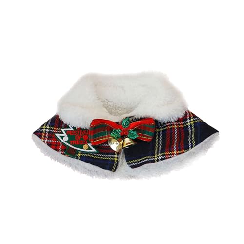 Weihnachtlicher Haustierumhang mit Schleife, Glocke, Cosplay, Weihnachten, Katze, Welpen, Verkleidung, Haustier, Urlaub, Party, Kostüm, Umhang für Katzen, kleine Hunde, Größe M, Marineblau Weihnachtlicher Haustierumhang mit Schleife, Glocke, Cosplay, Weihnachten, Katze, Welpen, Verkleidung, Haustier, Urlaub, Party, Kostüm, Umhang für Katzen, kleine Hunde, Größe M, Marineblau von Blue Dream Island