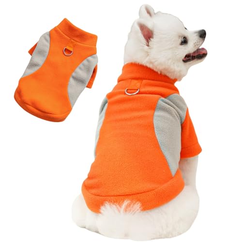 Winterjacke für Katzen und Hunde, mit Farbblock, für kaltes Wetter, 2 Beine, warmer Pullover, für Herbst und Winter, dehnbare Weste, Sweatshirt für kleine, mittelgroße und große Hunde, Größe 5XL von Blue Dream Island