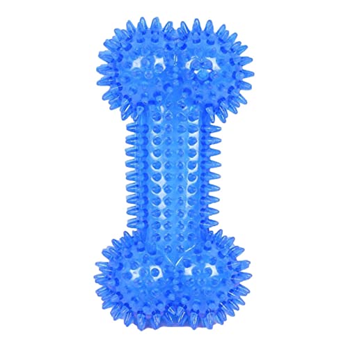 Blue Fish Molarenstock Hundespielzeug | Sicheres und langlebiges interaktives Welpenspielspielzeug | Einfach zu verwendendes, langlebiges Backenzahn-Knochenbeißspielzeug von Blue Fish