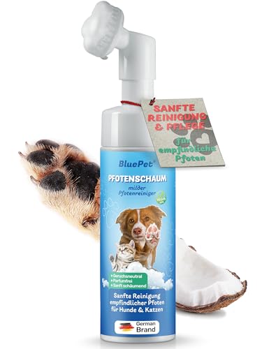 BluePet Pfotenschaum Pfotenreiniger für Hunde, Pfotendusche für große & kleine Hundepfoten, Pfotenwascher & Pfotenbürste für saubere Pfötchen, Reinigung & Pflege, PawCleaner, Pfoten waschen & reinigen BluePet Pfotenschaum Pfotenreiniger für Hunde, Pfotendusche für große & kleine Hundepfoten, Pfotenwascher & Pfotenbürste für saubere Pfötchen, Reinigung & Pflege, PawCleaner, Pfoten waschen & reinigen von BluePet