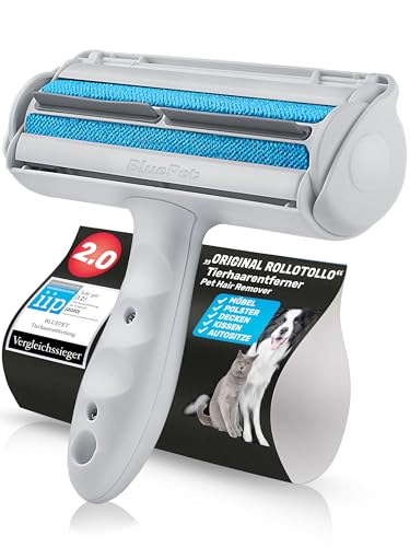 BluePet Original Tierhaarentferner als Wiederverwendbare Fusselrolle um Tierhaare, Katzenhaare, Hundehaare entfernen I Abwaschbar, Wiederverwendbar, Lint Remover BluePet Original Tierhaarentferner als Wiederverwendbare Fusselrolle um Tierhaare, Katzenhaare, Hundehaare entfernen I Abwaschbar, Wiederverwendbar, Lint Remover von BluePet