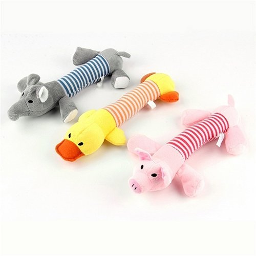 Bluelanss 3 Pack Hund Quietschende Kauen Spielzeug Keine Füllung Hund Spielzeug Plüsch Tier Hundespielzeug für Kleine Medium Hund Schwein Elefant und Ente Bluelanss 3 Pack Hund Quietschende Kauen Spielzeug Keine Füllung Hund Spielzeug Plüsch Tier Hundespielzeug für Kleine Medium Hund Schwein Elefant und Ente von Bluelanss