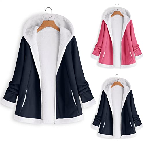 Bluelucon Damen Wintermantel Lang Warm Fleecejacke Langarm Warme Jacke Verdicken Lange Winterjacke Overcoat Sherpa Jacke Frauen Outwear Parka Mäntel Coats Mode Tops für Mollige Vintage Plüschjacke Bluelucon Damen Wintermantel Lang Warm Fleecejacke Langarm Warme Jacke Verdicken Lange Winterjacke Overcoat Sherpa Jacke Frauen Outwear Parka Mäntel Coats Mode Tops für Mollige Vintage Plüschjacke von Bluelucon