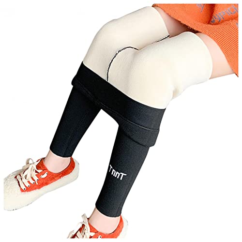 Bluelucon Gefütterte Leggings Damen Thermoleggins Winter Leggings Pants Dick Gefüttert Hosen Warme Winter High Waist Slim Hüfthose Verdicken Warme Thermo Winterhose Dicken Skinny Fleece von Bluelucon
