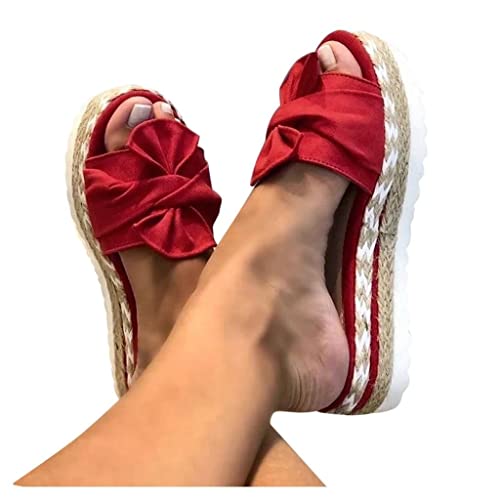 Damen Sommer Sandalen Lässige Flache Schuhe Plateau Flat Heel Pantoletten Strandsandalen Strandsandalen mit Schleifen Plateau Römersandalen Peep Toe Flip Flop Schuhe Sandaletten Sommerschuhe Damen Sommer Sandalen Lässige Flache Schuhe Plateau Flat Heel Pantoletten Strandsandalen Strandsandalen mit Schleifen Plateau Römersandalen Peep Toe Flip Flop Schuhe Sandaletten Sommerschuhe von Bluelucon