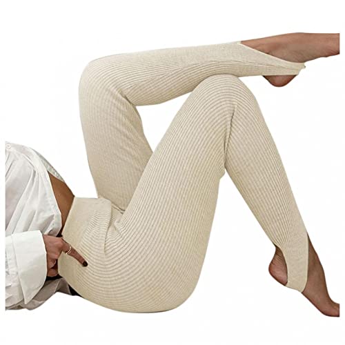 Mit Steg-Damen Sport Leggings hoher Bund Yoga Pants Push Up High Waist Jogginghose Workout Stretch Freizeithosen Leicht, Hüftheben Yogahose, Sport Fitness Workout Stretch Leggings Bl2053 von Bluelucon