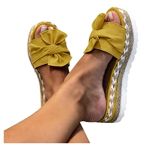 Sandalen Damen Casual Sommer Offener Zeh Bogen flach Elegant römersandalen Frauen Mädchen Peep Toe Flip Flop Schuhe Sandaletten Sommerschuhe Flat Heel Pantoletten Strandsandalen mit Schleifen Sandalen Damen Casual Sommer Offener Zeh Bogen flach Elegant römersandalen Frauen Mädchen Peep Toe Flip Flop Schuhe Sandaletten Sommerschuhe Flat Heel Pantoletten Strandsandalen mit Schleifen von Bluelucon