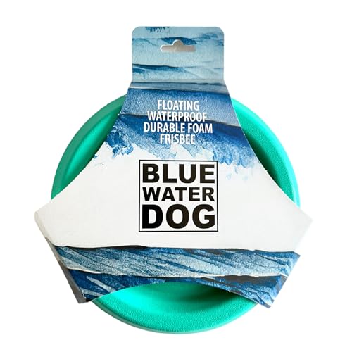 Bluewater Dog Flying Disc Weiches Hundespielzeug, Schwimmt im Wasser & Sicher auf Zähnen - Für Große Hunde von Bluewater Dog