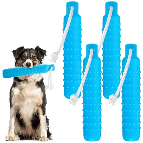 Blueweenly Schwimmhilfe für Hunde, 27,9 x 5,1 cm, leicht, zum Schwimmen auf dem Wasserpool, Apportieren für kleine, mittelgroße und große Hunde, Blau, 4 Stück Blueweenly Schwimmhilfe für Hunde, 27,9 x 5,1 cm, leicht, zum Schwimmen auf dem Wasserpool, Apportieren für kleine, mittelgroße und große Hunde, Blau, 4 Stück von Blueweenly