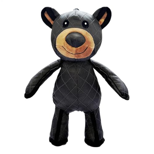 Bmdjdq Unzerstörbarer Bär-Hundespielzeug, Plüsch-Quietsch-Hunde-Teddys, gefüllter Bär, robustes Hundespielzeug, ungiftig, Plüschmaterial, 32 cm, für drinnen und draußen Bmdjdq Unzerstörbarer Bär-Hundespielzeug, Plüsch-Quietsch-Hunde-Teddys, gefüllter Bär, robustes Hundespielzeug, ungiftig, Plüschmaterial, 32 cm, für drinnen und draußen von Bmdjdq