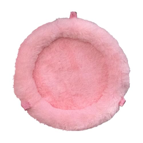 Hängender Vogelnestkäfig, Vogelkäfignesthaus, kleines Plüschvogelnest, gemütlich und bequem, langlebige und sichere Materialien, rosa/grau, für Turteltauben, Papageien, Sittiche, Wellensittiche Hängender Vogelnestkäfig, Vogelkäfignesthaus, kleines Plüschvogelnest, gemütlich und bequem, langlebige und sichere Materialien, rosa/grau, für Turteltauben, Papageien, Sittiche, Wellensittiche von Bmdjdq