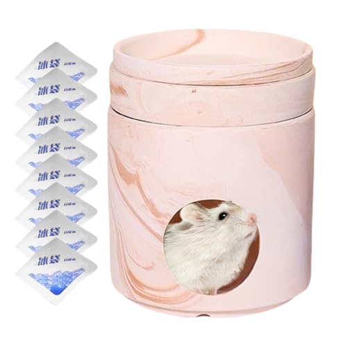 Hamster -Kühlraum, Kühlraum mit acht Eisbeutel, Eisheth -Nest, Thermoregulierungsdesign, tragbarer Lebensraum, 13,4x13,4 x 16,3 cm für Zuhause, Reisen, Innenräume, Außen Hamster -Kühlraum, Kühlraum mit acht Eisbeutel, Eisheth -Nest, Thermoregulierungsdesign, tragbarer Lebensraum, 13,4x13,4 x 16,3 cm für Zuhause, Reisen, Innenräume, Außen von Bmdjdq