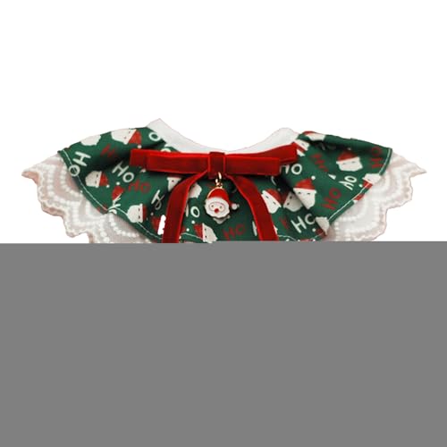 Hundelätzchen für den Urlaub, Weihnachtslätzchen für Haustiere | Weiche, verstellbare Hundehalstücher, weihnachtliche Hundelätzchen - Reversibler Haustier-Zubehör-Spitzensüßer Haustier-Schal für von Bmdjdq