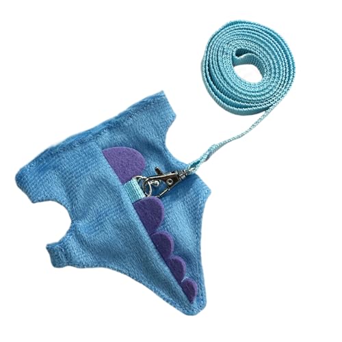 Kaninchen Leine Und Geschirr Set,Verstellbares Geschirr Und Leine Tierweste - Weiches Zubehör Für Jungtiere Chinchillas Tägliche Spaziergänge Outdoor Unternehmungen von Bmdjdq