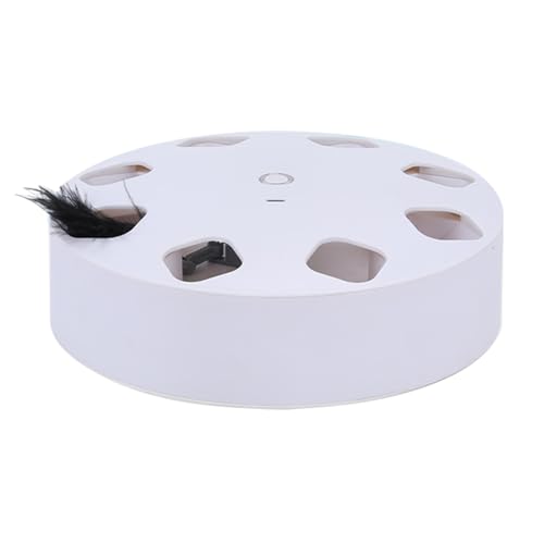 Katzenangel | Bewegungsaktiviertes 7-Loch Haustier Zubehör - Elektronisches Bereicherungsspielzeug Katzemaus | Für Unterhaltung und Bewegung im Wohnzimmer Schlafzimmer Balkon Garten Katzenangel | Bewegungsaktiviertes 7-Loch Haustier Zubehör - Elektronisches Bereicherungsspielzeug Katzemaus | Für Unterhaltung und Bewegung im Wohnzimmer Schlafzimmer Balkon Garten von Bmdjdq