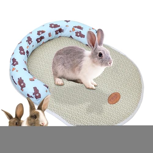 Kühldecke für Hunde, Kühlmatte für Katzen - 15x11 Zoll ultra atmungsaktive Katzenkühlmatte - Kühlunterlage für Hundebetten im Freien, Sommer-Kühlmatte und Schlafunterlage, tragbare Kühlmatte für Welpe von Bmdjdq