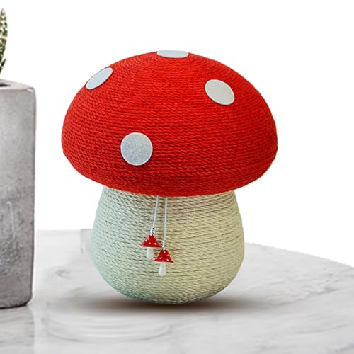 Pilz-Katzenkratzer, Katzenkratzbrett, Haustier-Spielstruktur, tragbares Design, niedlicher Stil, 28 x 34 cm, für Haustier, Geburtstag, drinnen, draußen, Langeweile Pilz-Katzenkratzer, Katzenkratzbrett, Haustier-Spielstruktur, tragbares Design, niedlicher Stil, 28 x 34 cm, für Haustier, Geburtstag, drinnen, draußen, Langeweile von Bmdjdq