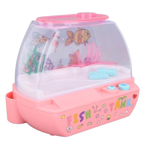 Kompaktes -Aquarium-Spielzeug, Gefälschtes Angelbecken, Licht und Musik, Pädagogisches Miniatur-Simulations-Fischbecken mit 5 Farblichtern, für Kompaktes -Aquarium-Spielzeug, Gefälschtes Angelbecken, Licht und Musik, Pädagogisches Miniatur-Simulations-Fischbecken mit 5 Farblichtern, für von Bnineteenteam
