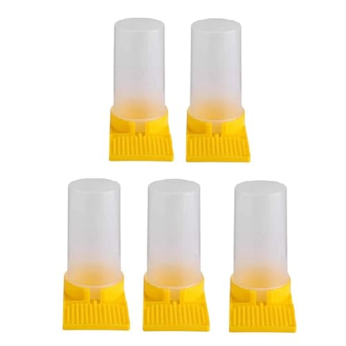 Bntaomle Bienenfutterspender, Bienenstock-Wasserspender, Bienenstock-Eingangsfutterspender, Imkereiwerkzeuge (5Er-Pack) von Bntaomle