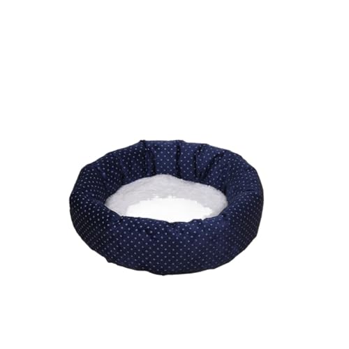 BoLinCo Katzenhaus, Sommer-Katzenbett mit Flauschiger Katzenmatte, Schlafmatte. Villa Katze liefert Haustier-Hundehaus for alle Jahreszeiten(Spotted Blue,XS 30 * 20 * 10) von BoLinCo