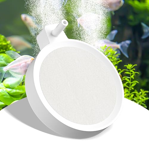 Boadw 80mm Aquarium Luftstein Nano, Leiseste Sprudelstein für Aquarium, Diffusor für Hohe gelösten Sauerstoff, Aquarium Luftstein Disc für Aquarium und Hydroponic Boadw 80mm Aquarium Luftstein Nano, Leiseste Sprudelstein für Aquarium, Diffusor für Hohe gelösten Sauerstoff, Aquarium Luftstein Disc für Aquarium und Hydroponic von Boadw