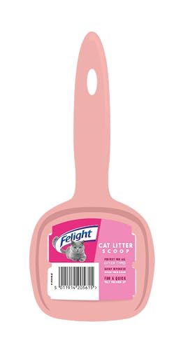 FELIGHT Katzentoilettenschaufel für Hauskatzen, Rosa, Small, Kunststoff, für Katzenbesitzer FELIGHT Katzentoilettenschaufel für Hauskatzen, Rosa, Small, Kunststoff, für Katzenbesitzer von FELIGHT