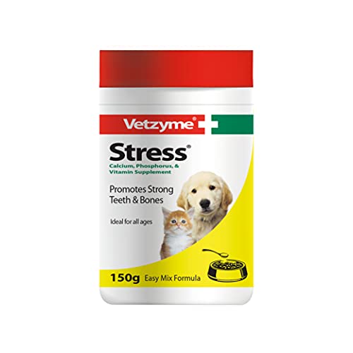 Vetzyme Stress Powder For Dogs & Cats 150g von Bob Martin