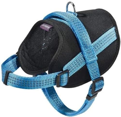 Bobby Easy Safe - Hundegeschirr mit Anhänger, Hundegeschirr für mittelgroße kleine große Hunde aus Nylon, sicher, bequem, reflektierend, blau, 48-66 x 2 cm Bobby Easy Safe - Hundegeschirr mit Anhänger, Hundegeschirr für mittelgroße kleine große Hunde aus Nylon, sicher, bequem, reflektierend, blau, 48-66 x 2 cm von Bobby