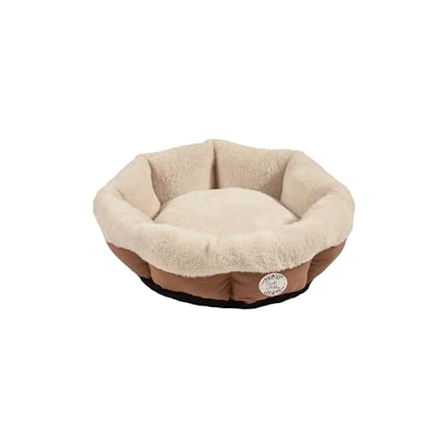 Bobby Douce Bett für Hunde und Katzen, extra weich, aus Plüsch, maschinenwaschbar, Beige, 45 x 45 x 14 cm Bobby Douce Bett für Hunde und Katzen, extra weich, aus Plüsch, maschinenwaschbar, Beige, 45 x 45 x 14 cm von Bobby Canifrance